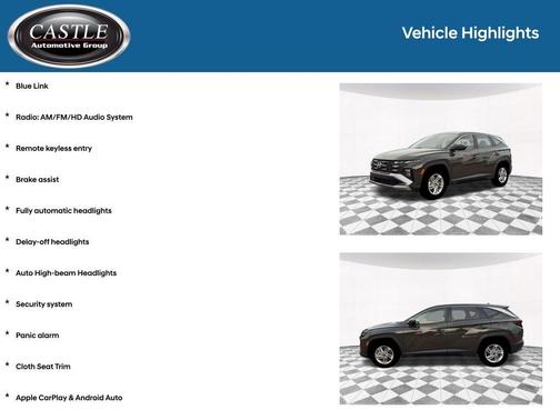 Green 2026 Hyundai TUCSON SE