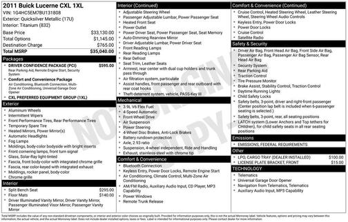 2011 Buick Lucerne CXL