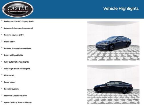 Black 2026 Hyundai ELANTRA SEL Sport
