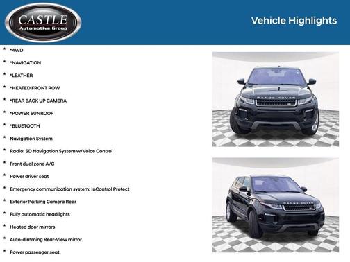 2018 Land Rover Range Rover Evoque SE Premium