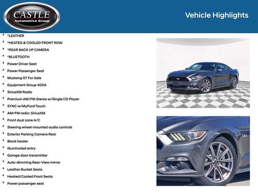 Magnetic Metallic 2015 Ford Mustang GT Premium