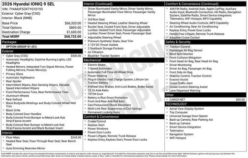 2026 Hyundai IONIQ 9 SEL