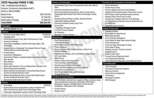 2025 Hyundai IONIQ 5 SEL