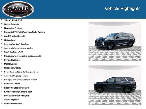 2025 Hyundai PALISADE Calligraphy Night Edition