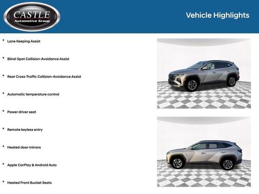 Shimmering Silver 2026 Hyundai TUCSON Hybrid SEL