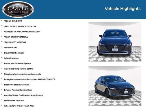 2021 Mazda Mazda3 AWD w/Select Package