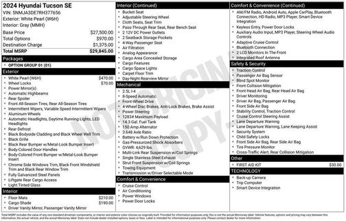 2024 Hyundai TUCSON SE