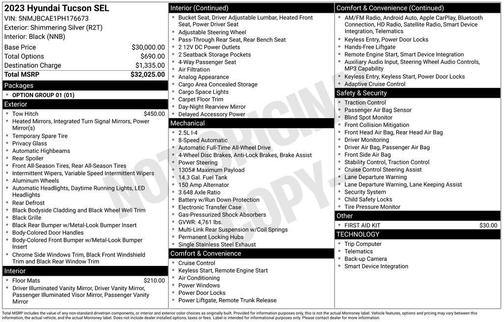 2023 Hyundai TUCSON SEL
