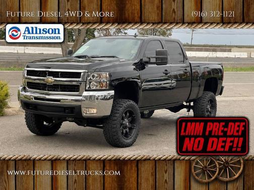 Black 2007 Chevrolet Silverado 2500 LT2 H/D Crew Cab