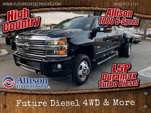 Black 2017 Chevrolet Silverado 3500 High Country