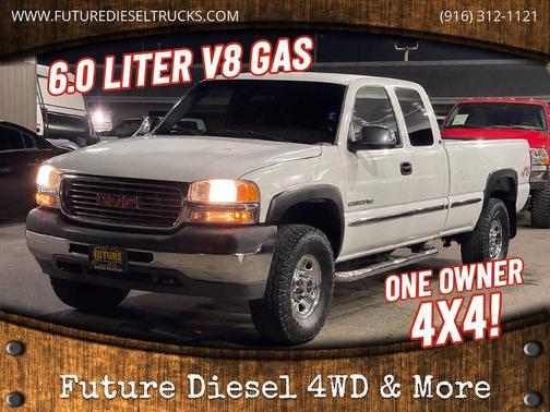 Summit White 2001 GMC Sierra 2500 SLE H/D Extended Cab