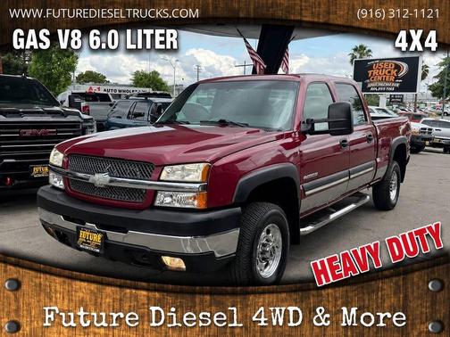 Victory Red 2004 Chevrolet Silverado 2500 LS H/D Crew Cab
