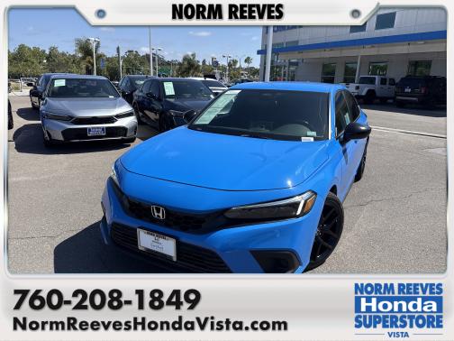 Boost Blue Pearl 2024 Honda Civic