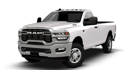 Bright White Clearcoat 2026 RAM 2500 Tradesman Regular Cab 4x4 8' Box