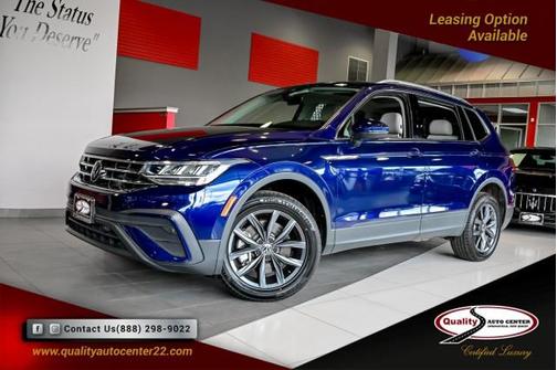 Atlantic Blue Metallic 2022 Volkswagen Tiguan 2.0T SE 4MOTION