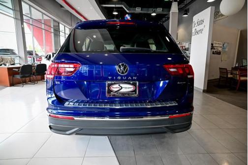 Atlantic Blue Metallic 2022 Volkswagen Tiguan 2.0T SE 4MOTION