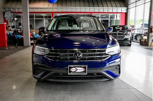 Atlantic Blue Metallic 2022 Volkswagen Tiguan 2.0T SE 4MOTION