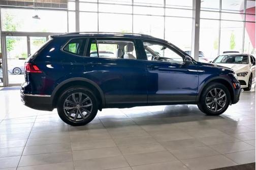 Atlantic Blue Metallic 2022 Volkswagen Tiguan 2.0T SE 4MOTION