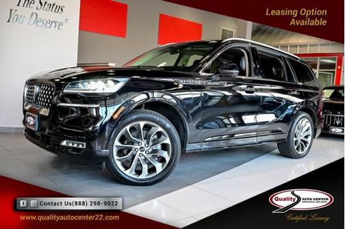 Infinite Black Metallic Clearcoat 2022 Lincoln Aviator Grand Touring AWD