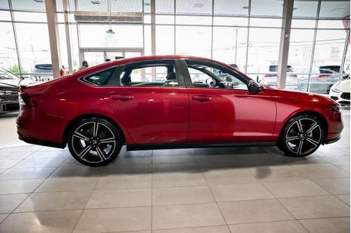 Radiant Red Metallic 2023 Honda Accord Hybrid Sport