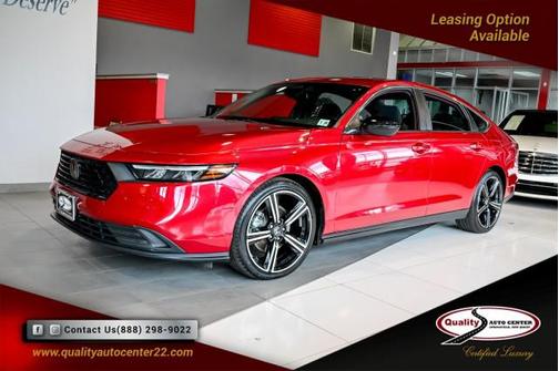 Radiant Red Metallic 2023 Honda Accord Hybrid Sport