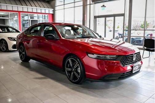 Radiant Red Metallic 2023 Honda Accord Hybrid Sport