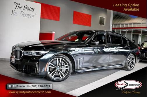 Black 2020 BMW 750 i xDrive