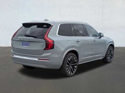 Vapour Grey Metallic 2026 Volvo XC90 Plug-In Hybrid Plus, T8 AWD, Electric/Gasoline, Bright, 6 Seats