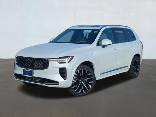 Crystal White Pearl 2026 Volvo XC90 Plug-In Hybrid T8 Plus Bright