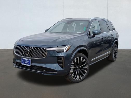 Denim Blue Metallic 2026 Volvo XC90 Plus, B6 AWD Gas (mild hybrid), Gasoline, Bright, 7 Seats