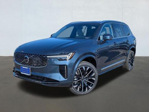 Denim Blue Metallic 2026 Volvo XC90 Plus, B6 AWD Gas (mild hybrid), Gasoline, Bright, 7 Seats