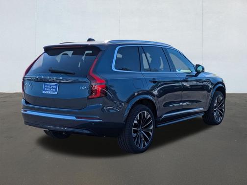 Denim Blue Metallic 2026 Volvo XC90 Plug-In Hybrid Plus, T8 AWD, Electric/Gasoline, Bright, 7 Seats
