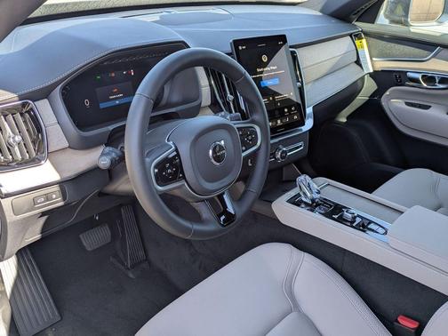 Denim Blue Metallic 2026 Volvo XC90 Plug-In Hybrid Plus, T8 AWD, Electric/Gasoline, Bright, 7 Seats