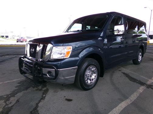 Arctic Blue Metallic 2018 Nissan NV Passenger NV3500 HD SL V8