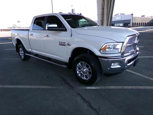 Pearl White 2018 RAM 2500 Laramie Crew Cab 4x4 6'4' Box