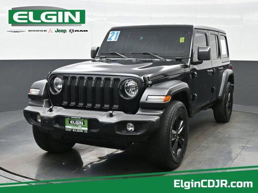 Black Clearcoat 2021 Jeep Wrangler Unlimited Sport Altitude