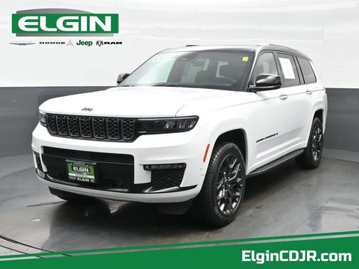 Bright White Clearcoat 2023 Jeep Grand Cherokee L Summit