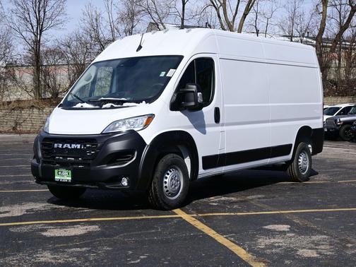 Bright White Clearcoat 2025 RAM ProMaster 3500 High Roof