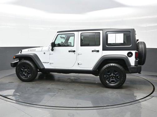Bright White Clearcoat 2017 Jeep Wrangler Unlimited Willy Wheeler 4x4