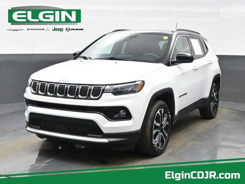 Bright White Clearcoat 2023 Jeep Compass Limited