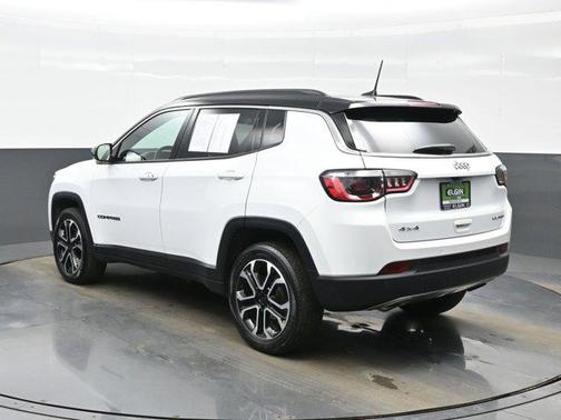 Bright White Clearcoat 2023 Jeep Compass Limited