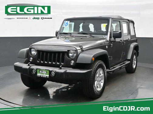 Granite Crystal Metallic Clearcoat 2016 Jeep Wrangler Unlimited Sport
