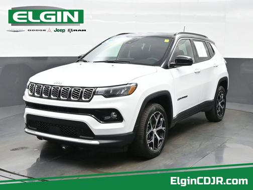 Bright White Clearcoat 2024 Jeep Compass Limited
