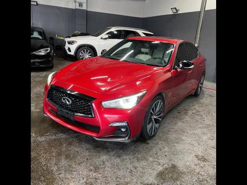 Red 2019 INFINITI Q50 3.0t RED SPORT 400