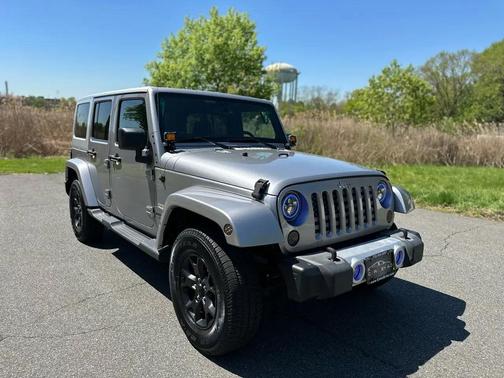 Silver 2014 Jeep Wrangler Unlimited Sahara