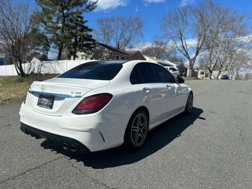 White 2019 Mercedes-Benz AMG C 43 4MATIC