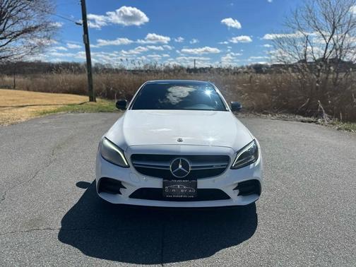 White 2019 Mercedes-Benz AMG C 43 4MATIC