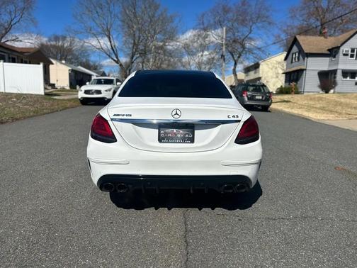 White 2019 Mercedes-Benz AMG C 43 4MATIC