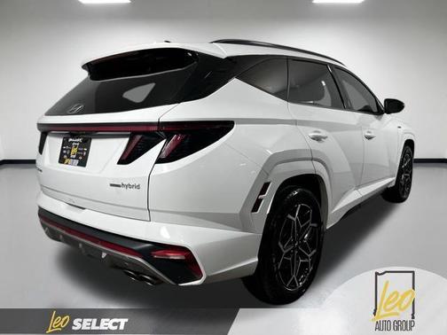 White Pearl 2024 Hyundai TUCSON Hybrid N Line