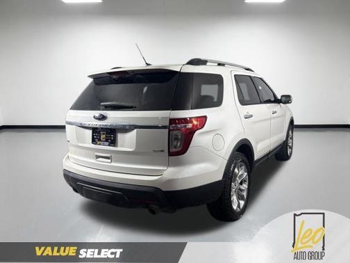 White Platinum Clearcoat Metallic 2015 Ford Explorer XLT